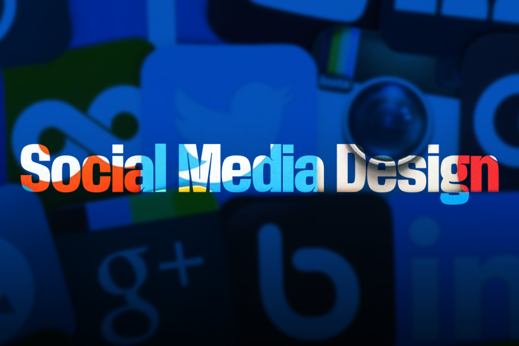 Social media post design for digital marketing