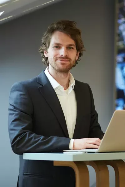 Modern website layout design